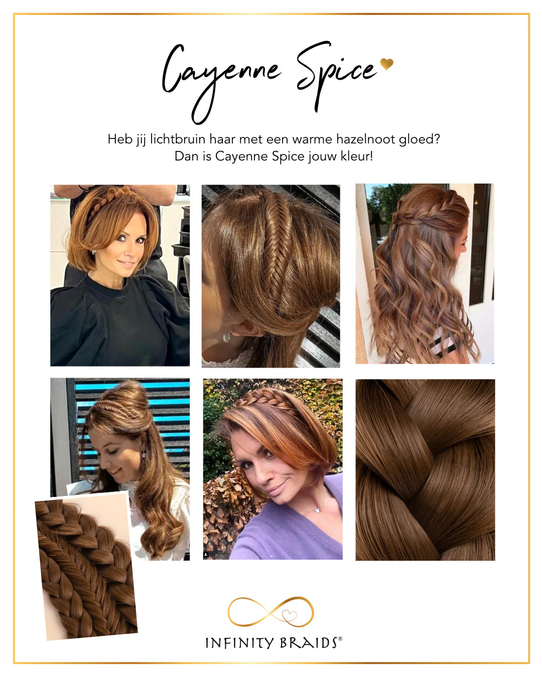 Infinity Braids Viènne Cayenne Spice