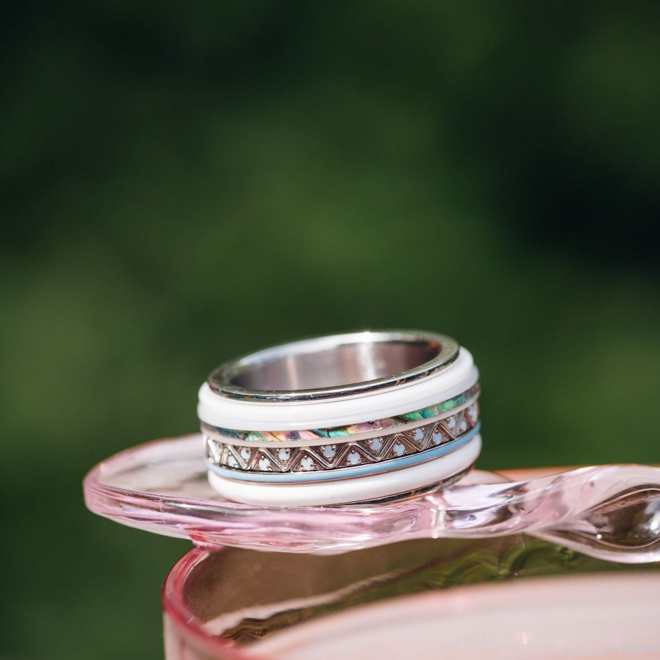 Anillo de relleno de joyería iXXXi Blanco Liso