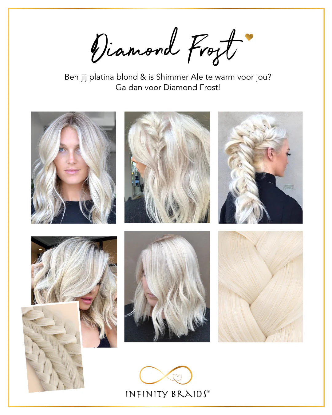 Infinity Braids Viènne Diamond Frost