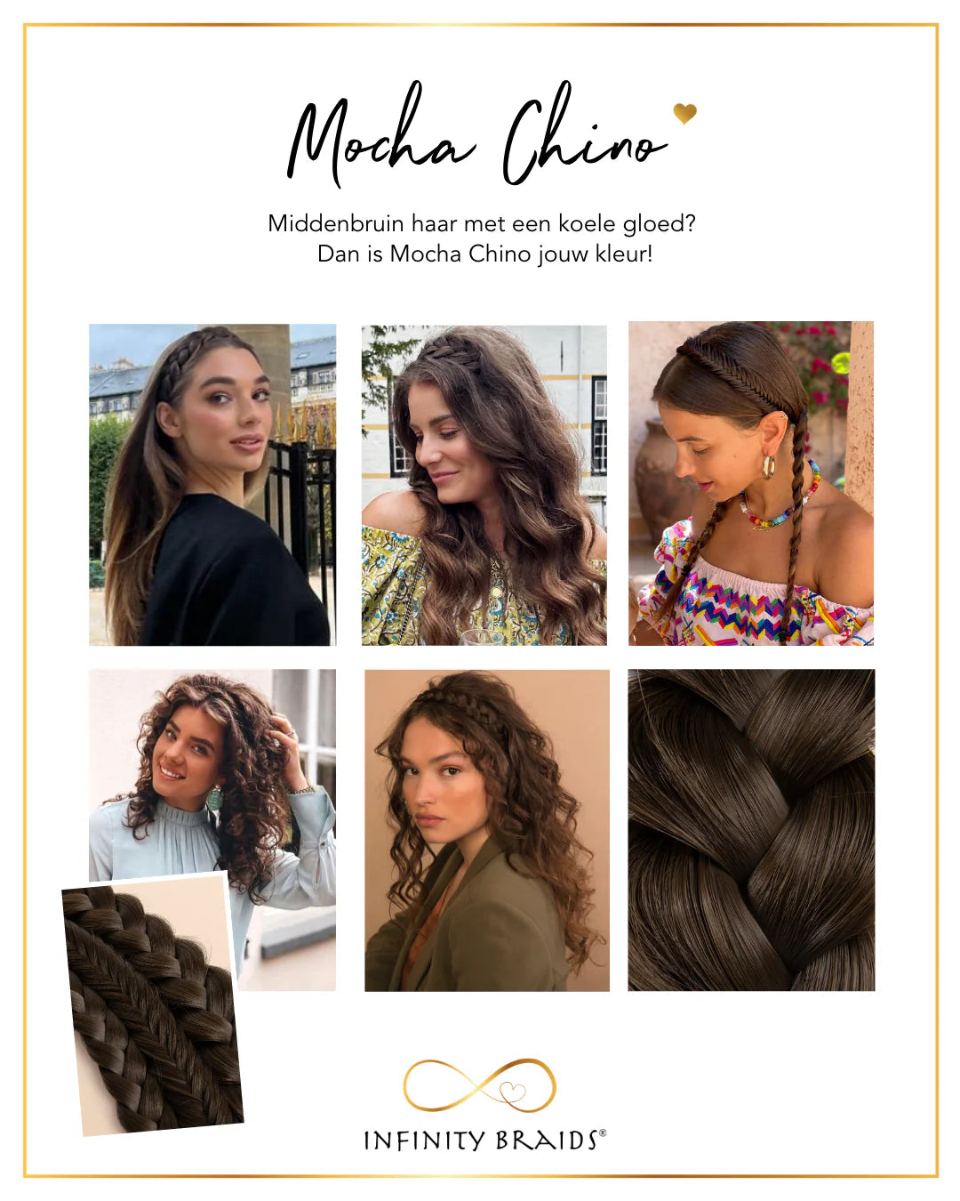Infinity Braids Viènne Mocha-Chino