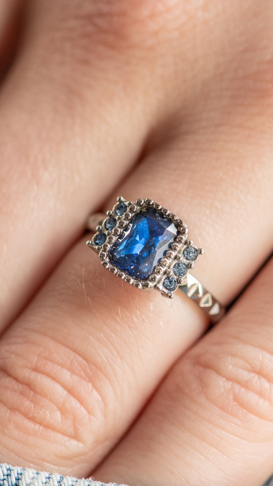 Anillo de relleno de joyería iXXXi Classic Miracle Blue