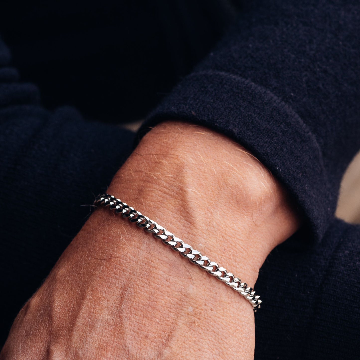 Pulsera iXXXi Hombre Cadena Plana