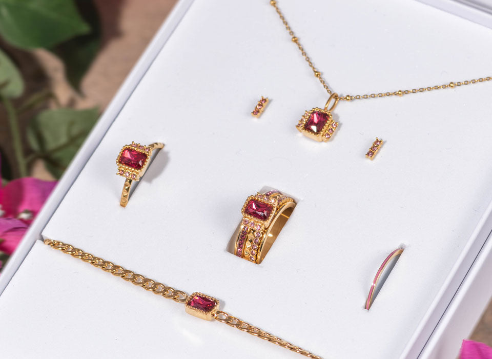 Arandela de joyería iXXXi Classic Miracle Pink