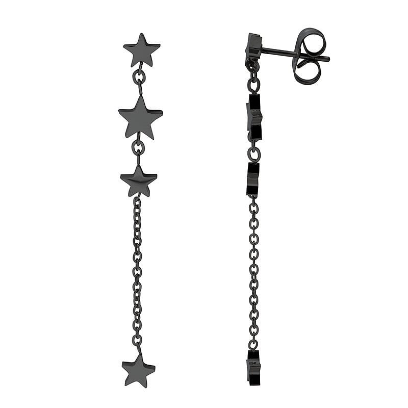 iXXXi Jewelry Conjunto de estrellas Negro