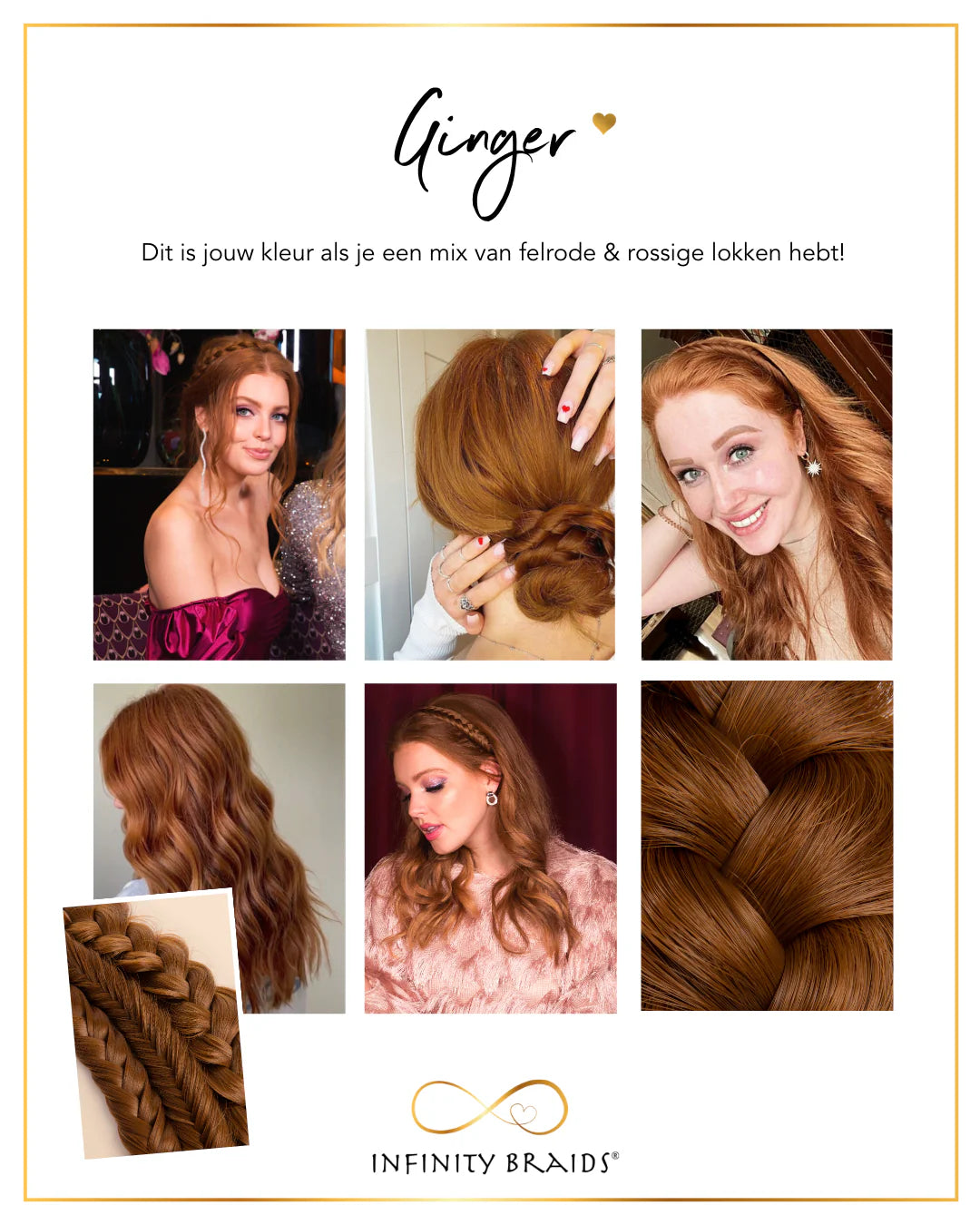 Infinity Braids Jolie Ginger