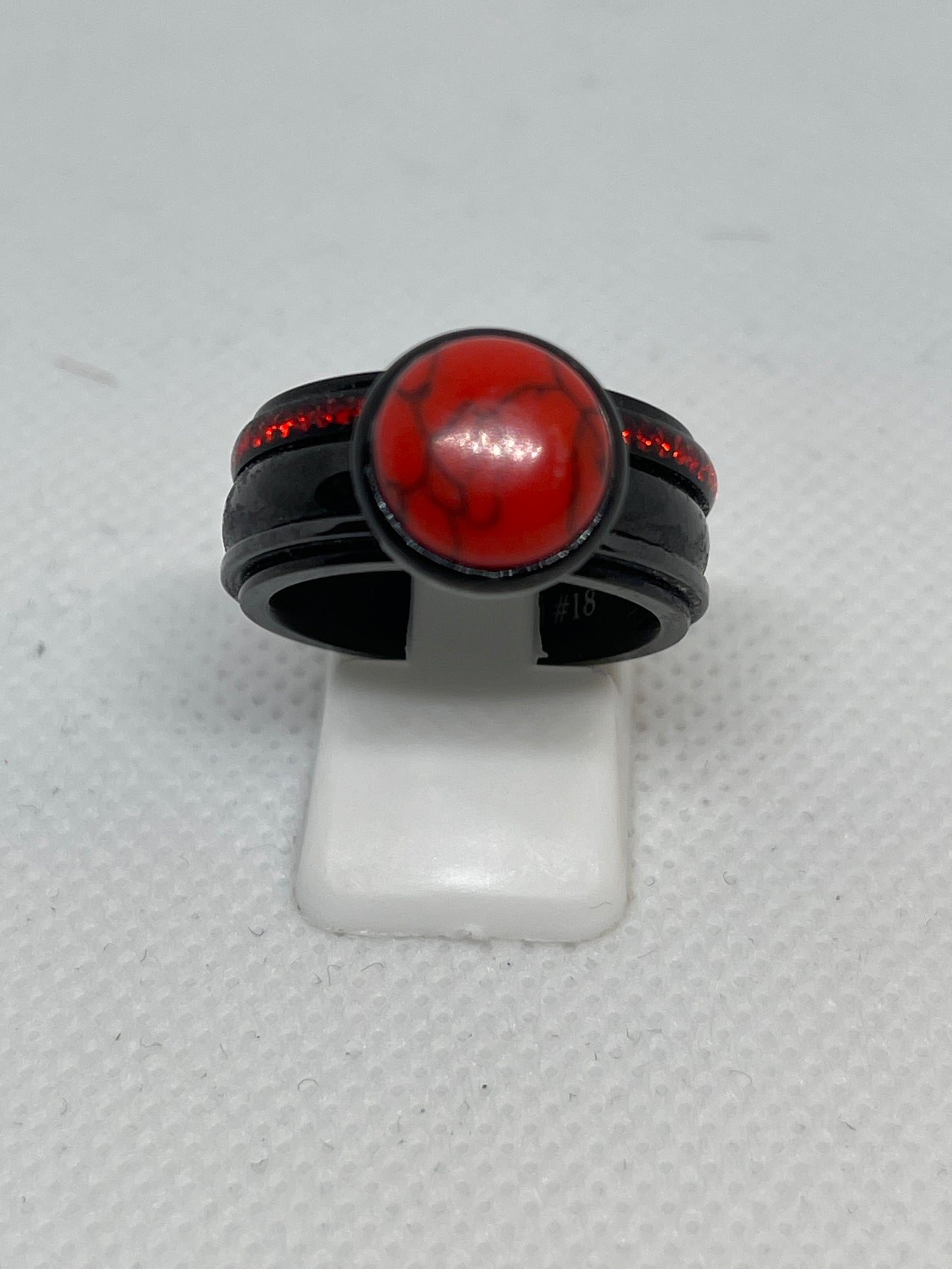 Anillo Composite iXXXi Negro&Rojo