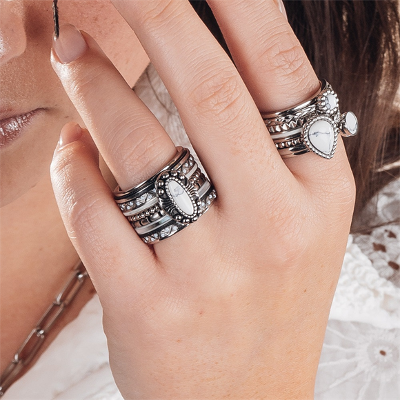 Arandela de Joyería iXXXi Blanco Indio 2mm