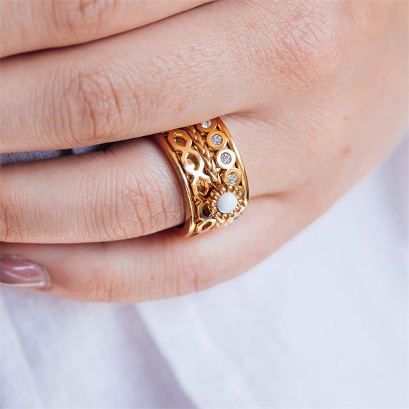 Espaciador de joyería iXXXi inspirado en blanco de 2 mm