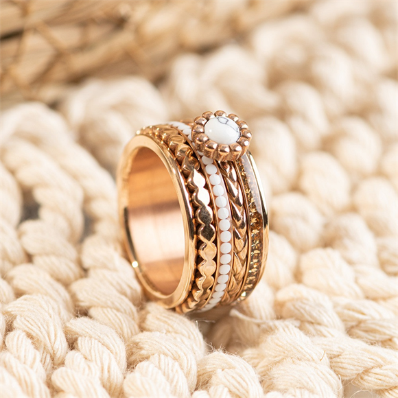 Espaciador de joyería iXXXi inspirado en blanco de 2 mm