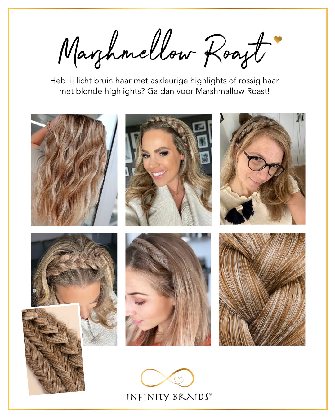 Infinity Braids Jolie Marshmellow Roast