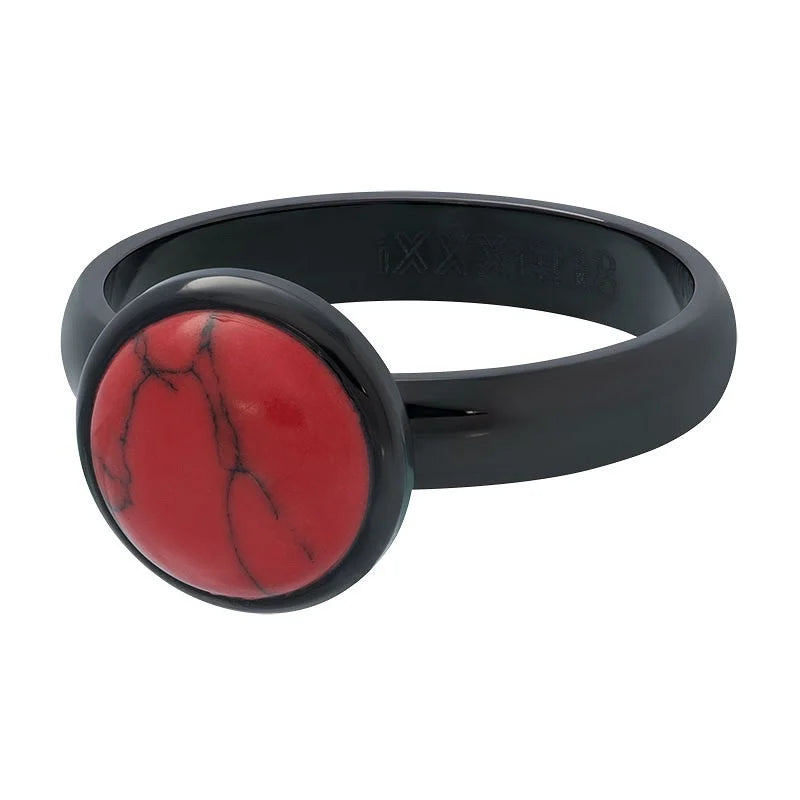 Anillo Composite iXXXi Negro&Rojo