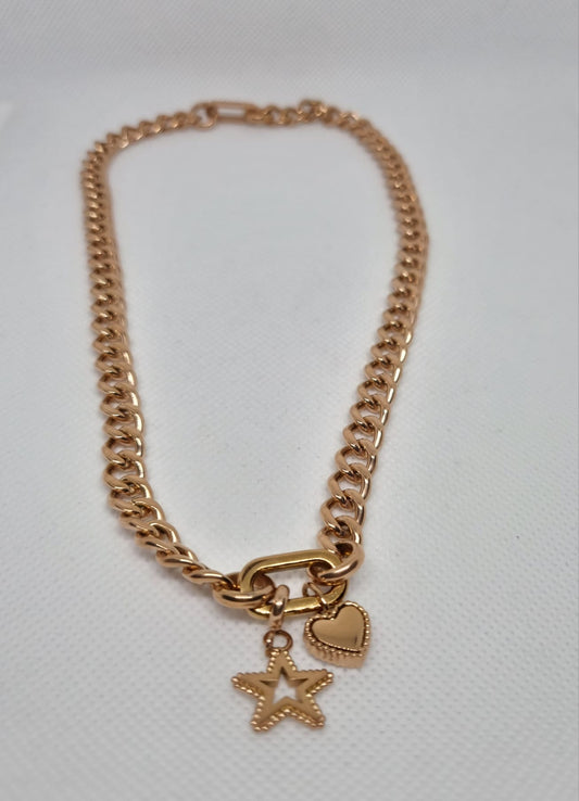 Collar Composite iXXXi Connect Jill oro rosa