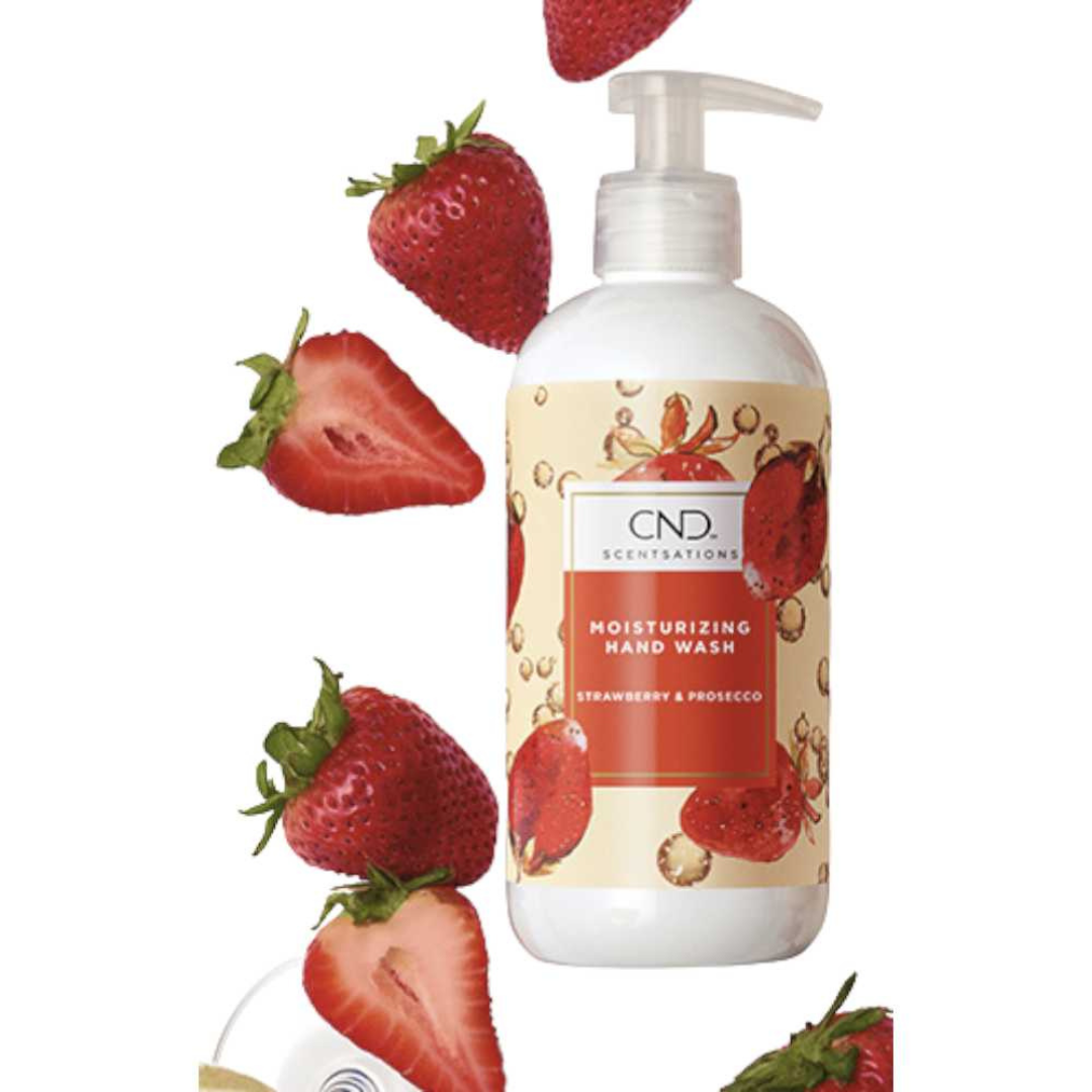 CND Scentsations Jabón de Manos Fresa y Prosecco 390ml