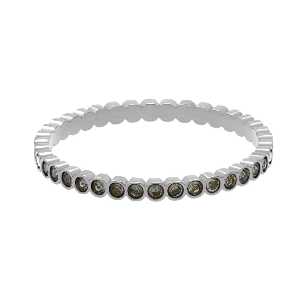 iXXXi Jewelry Vulring Small Circle Stone Black Diamond