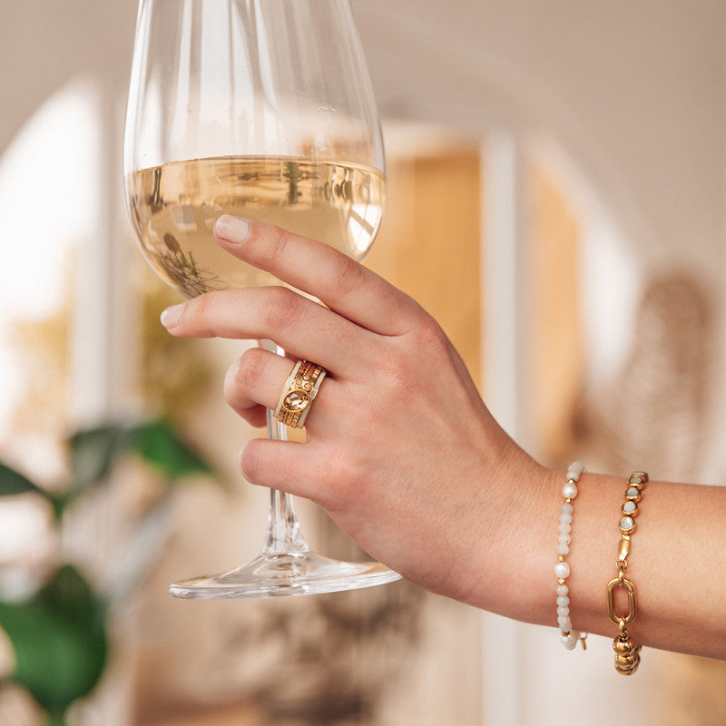 iXXXi Jewelry Base ring Warm Grey 10mm