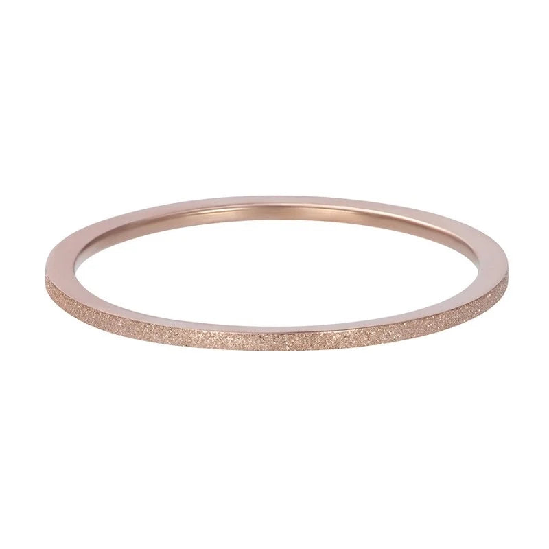 Anillo Composite iXXXi Círculos Planos Oro Rosa