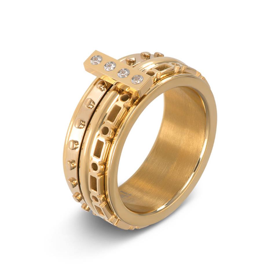 Anillo de relleno de joyería iXXXi con diseño rectangular de 2 mm