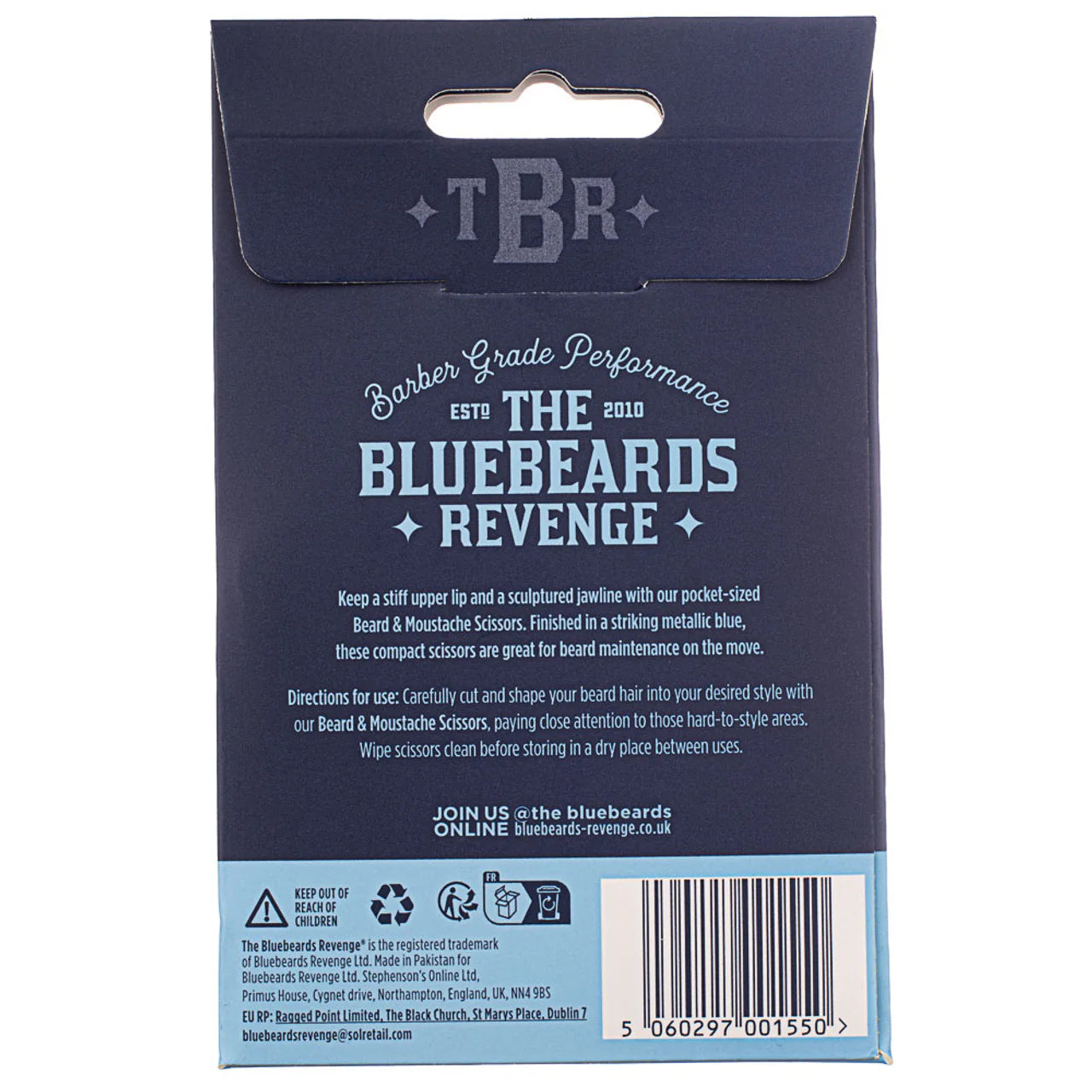 The Bluebeards Revenge Beard / moustache scissors