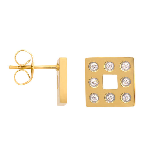 Ear studs Design Square