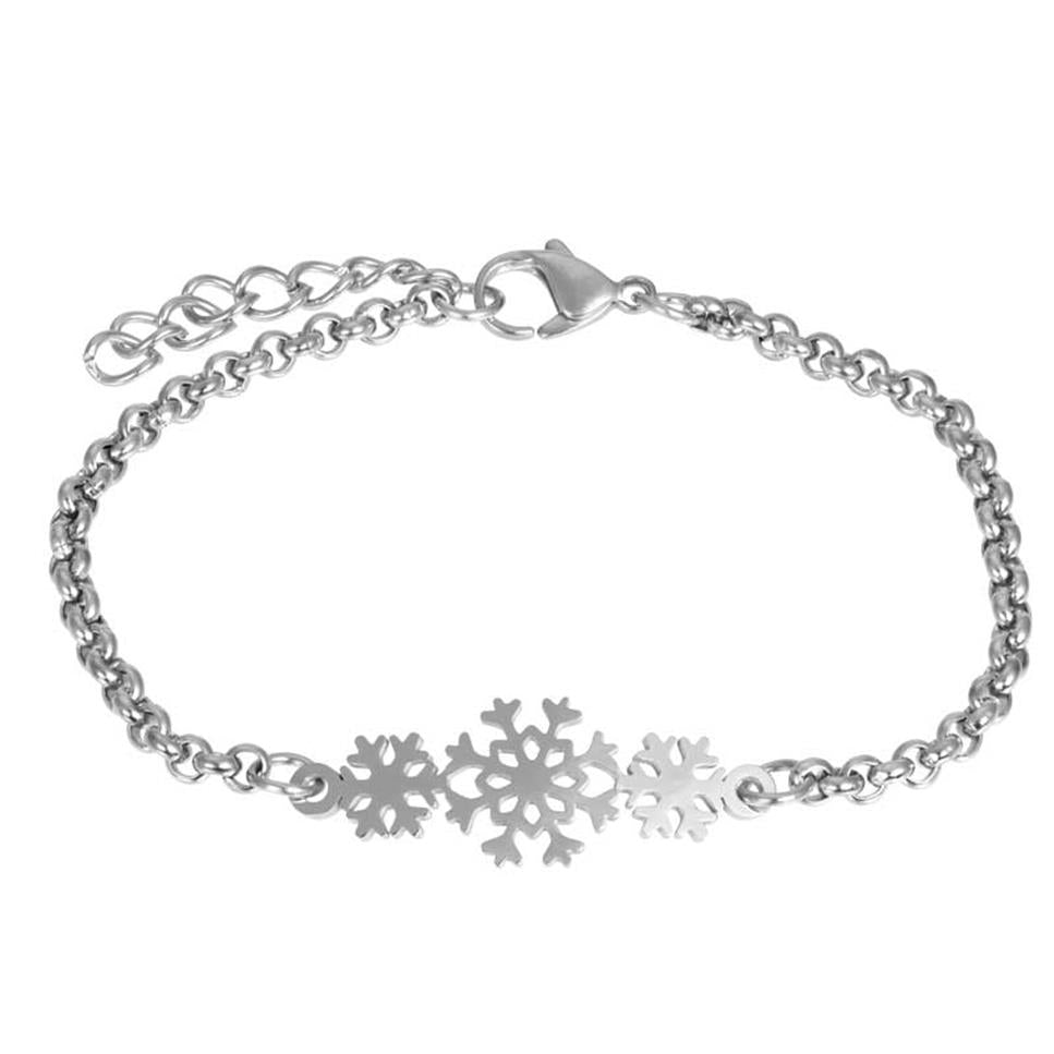 iXXXi Jewelry Pulsera Copo de Nieve 17+3cm