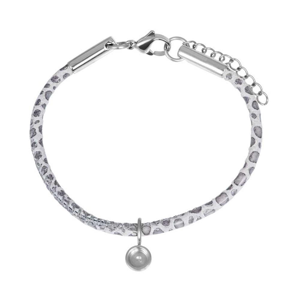 iXXXi Jewelry Pulsera Parte superior de cuero Base