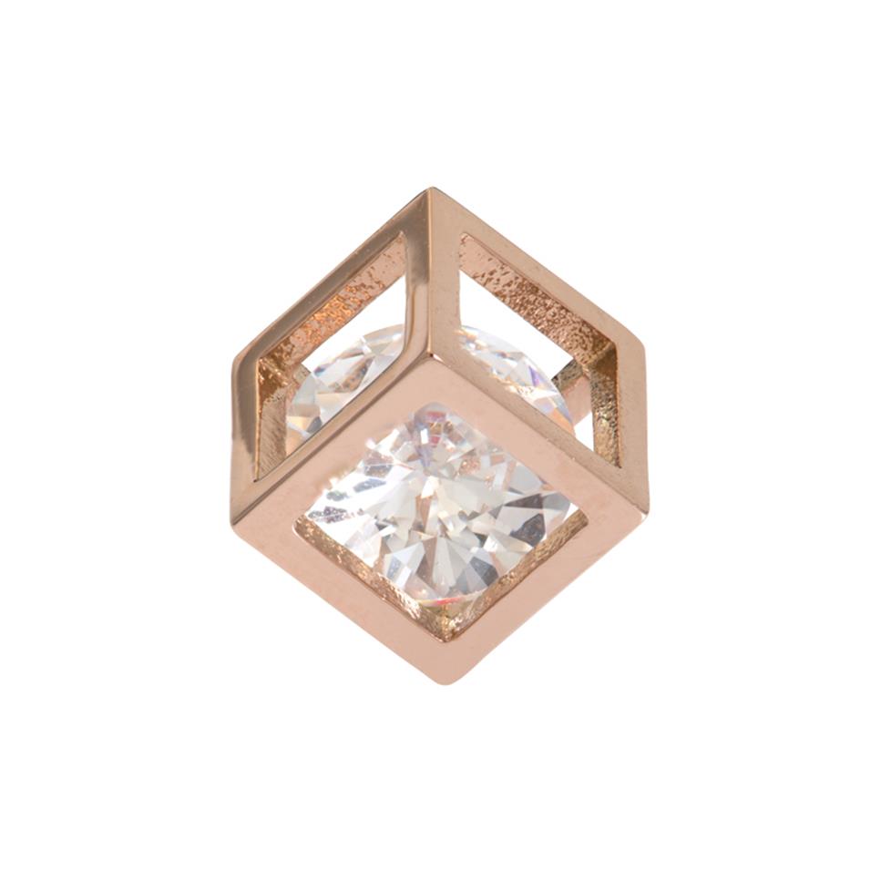 iXXXi Jewelry Charm Piedra de cubo hueco