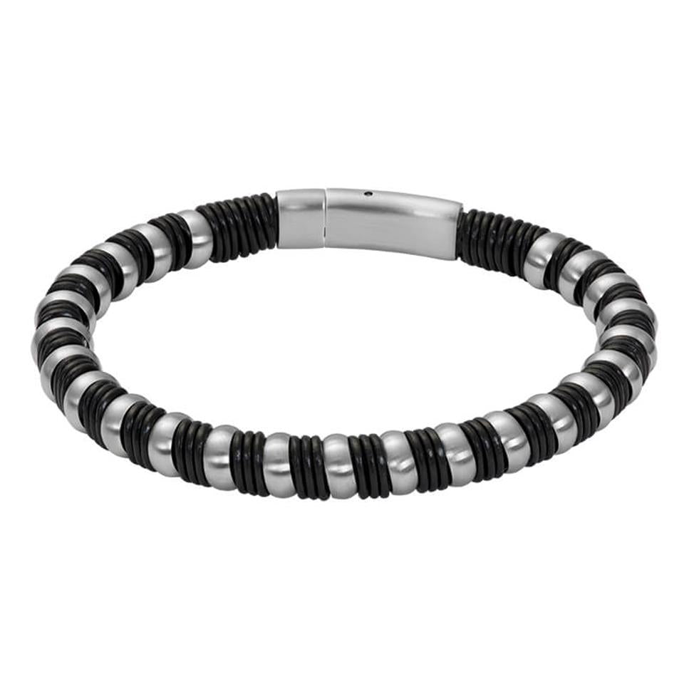 iXXXi Pulsera Hombre piel Logan Negro